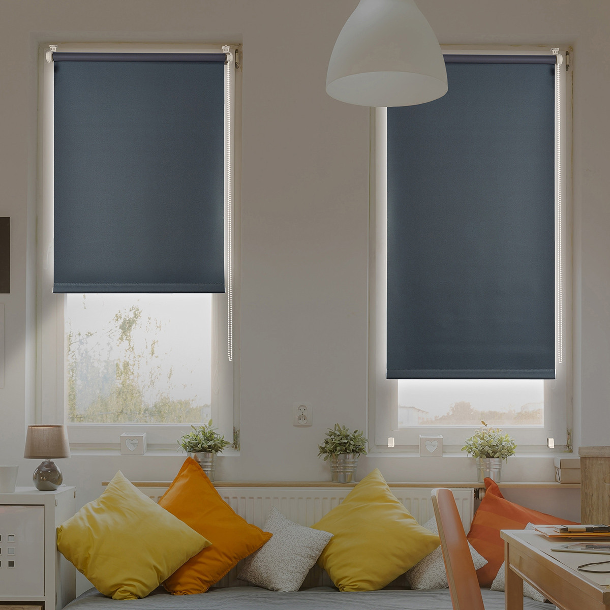 Estika® Estor opaco sin taladrar, ancho de la tela 130 cm x 150 cm, color  gris, 6 colores de tela, persianas para ventanas sin taladrar, estor  Klemmfix para ventanas interiores : 