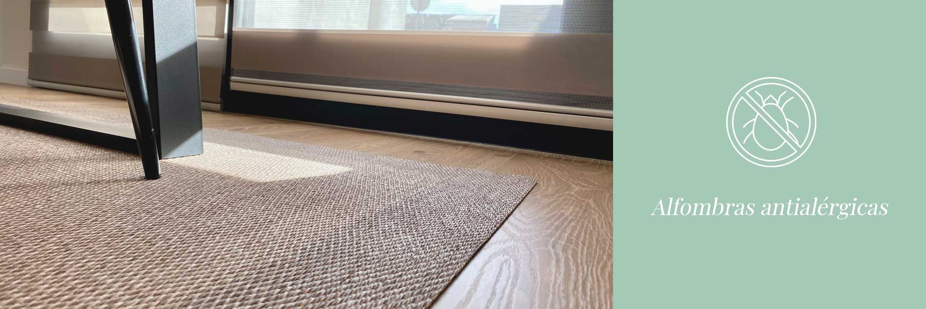 Alfombras antialergicas, alfombras sin alergias, alfombras sin acaros
